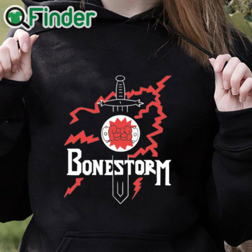 black hoodie Bone Storm Unisex T Shirt