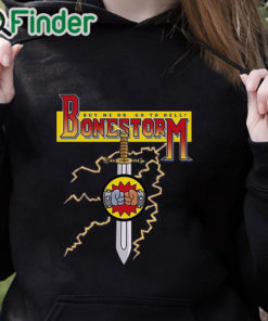 black hoodie Bonestorm Shirt Bone Storm T shirt