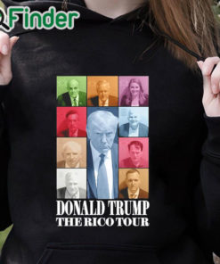 black hoodie Donald Trump The Rico Tour T Shirt