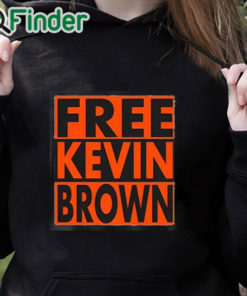 black hoodie Free Kevin Brown Shirt