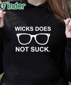 black hoodie Jordan Wicks Does Not Suck Shirt