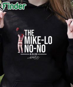 black hoodie Michael Lorenzen The Mike lo No no Signature Shirt