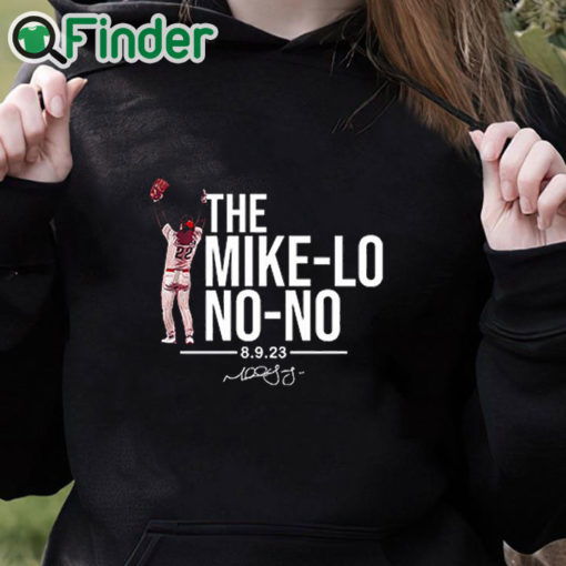 black hoodie Michael Lorenzen The Mike lo No no Signature Shirt