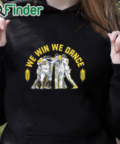 black hoodie Milwaukee Baseball We Win We Dance Shirt