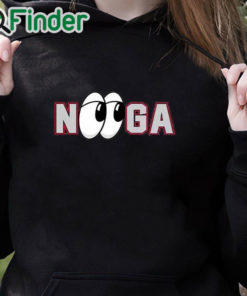 black hoodie Nooga Shirt