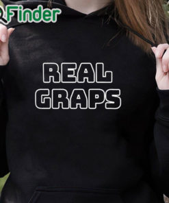 black hoodie Real Graps Shirt