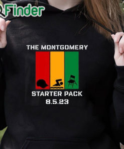 black hoodie The Montgomery Starter Pack 8.5.23 Shirt