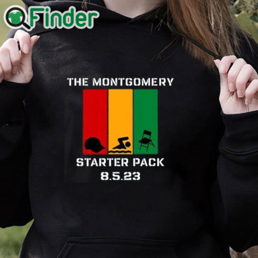 black hoodie The Montgomery Starter Pack 8.5.23 Shirt