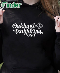 black hoodie Tom Holland Oakland California Usa Shirt