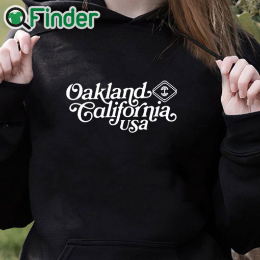 black hoodie Tom Holland Oakland California Usa Shirt