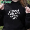 black hoodie Vienna Sausage Grind Set Shirt