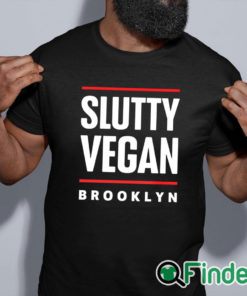 black shirt Chloe Bailey Slutty Vegan Brooklyn Shirt