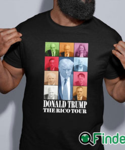 black shirt Donald Trump The Rico Tour T Shirt