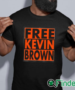 black shirt Free Kevin Brown Shirt