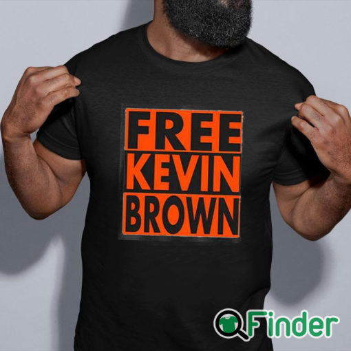 black shirt Free Kevin Brown Shirt