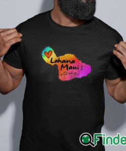 black shirt Lahaina Maui strong 2023 Shirt