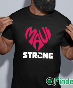 black shirt Maui Strong Shirt Maui Strong T Shirt Pray For Maui Tee Maui Strong Lahaina Strong Shirt