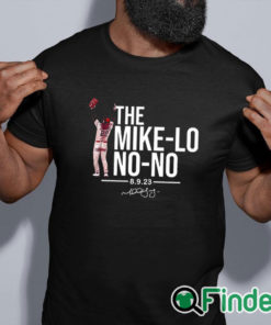 black shirt Michael Lorenzen The Mike lo No no Signature Shirt