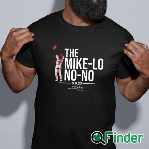 black shirt Michael Lorenzen The Mike lo No no Signature Shirt