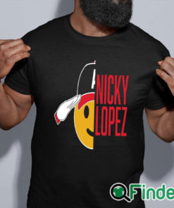 black shirt Nicky Lopez Salute Shirt