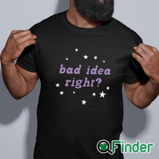 black shirt Olivia Rodrigo Bad Idea Right Shirt