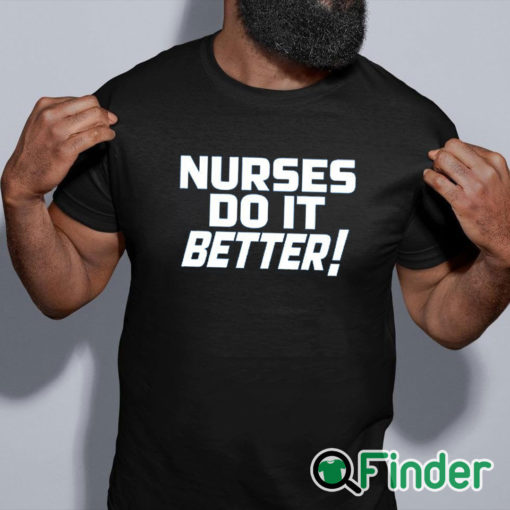 black shirt Robert Plant Nurses Do It Better Shirt