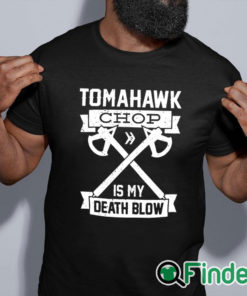black shirt Tomahawk Chop 100M Shirt