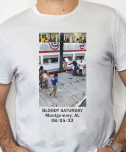 white Shirt Bloody Saturday Montgomery Alabama Brawl Shirt