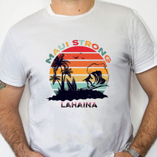 white Shirt Maui Strong Shirt Fundraiser Hearts For Lahaina Strong Shirt Hawaii Support For Hawaii