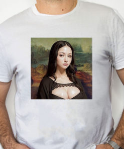 white Shirt Modern Mona Lisa Shirt