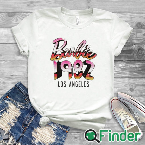 white T shirt Barbie 1982 Los Angeles Shirt