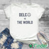 white T shirt Delco Vs The World T Shirt Media Little League