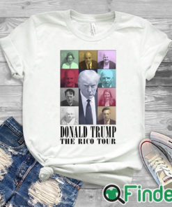 white T shirt Donald Trump The Rico Tour Shirt