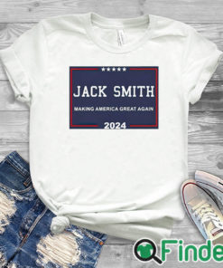white T shirt Official Jack Smith Making America Great Again 2024 Shirt