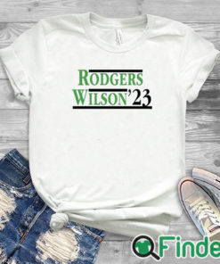 white T shirt Rodgers Garrett Wilson ’23 T Shirt