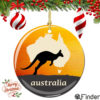 Australia Christmas Ornament Porcelain