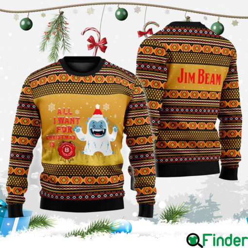 Boho Stripes Jim Beam Christmas Ugly Sweater