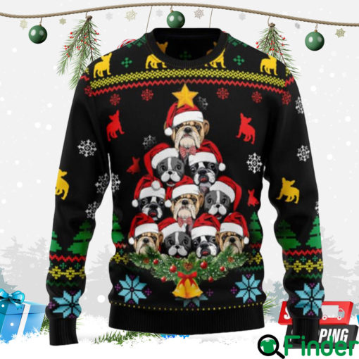 Bulldog Ugly Christmas Sweater