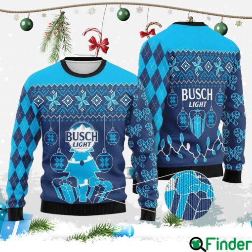 Busch Light Beer Ugly Xmas Sweaters