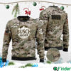 Busch Light Camo Ugly Christmas Sweater