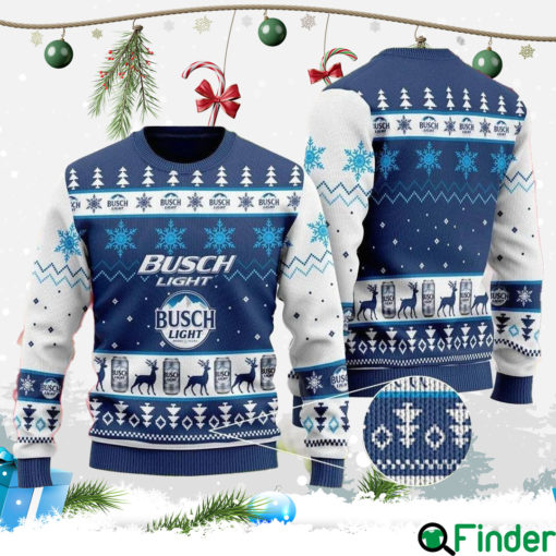 Busch Light Deer Ugly Sweater Ugly Xmas Sweater