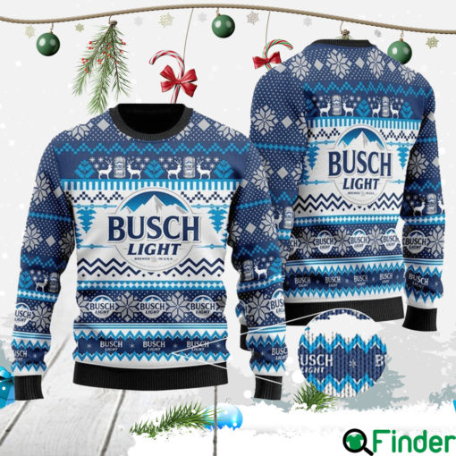 Busch Light Designer Ugly Christmas Sweater