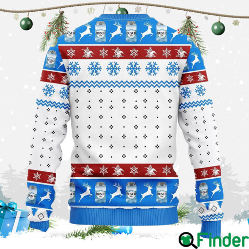 Busch Ugly Christmas White Sweater