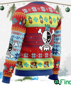 Christmas Franky One Piece Ugly Christmas Hoodie Sweater