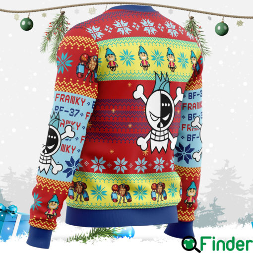 Christmas Franky One Piece Ugly Christmas Hoodie Sweater