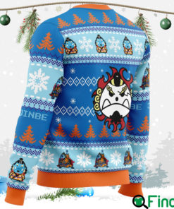 Christmas Jinbe One Piece Ugly Christmas Sweater Hoodie