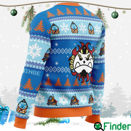 Christmas Jinbe One Piece Ugly Christmas Sweater Hoodie