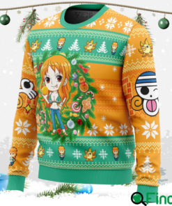 Christmas Nami One Piece Ugly Christmas Sweater Hoodie