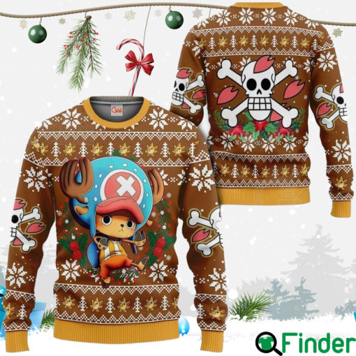 Christmas Tony Chopper One Piece Ugly Christmas Hoodie Sweater