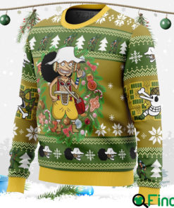 Christmas Usopp One Piece Ugly Christmas Hoodie Sweater